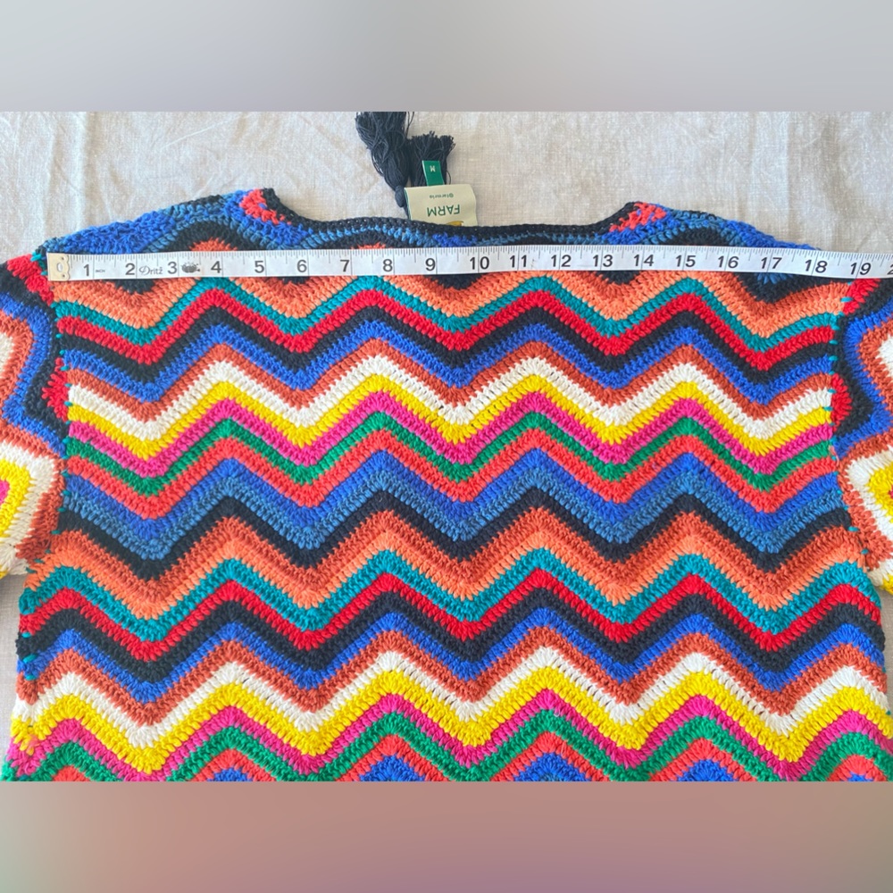 FARM Rio Multicolor Chevron Sweater - Picture 9 of 12